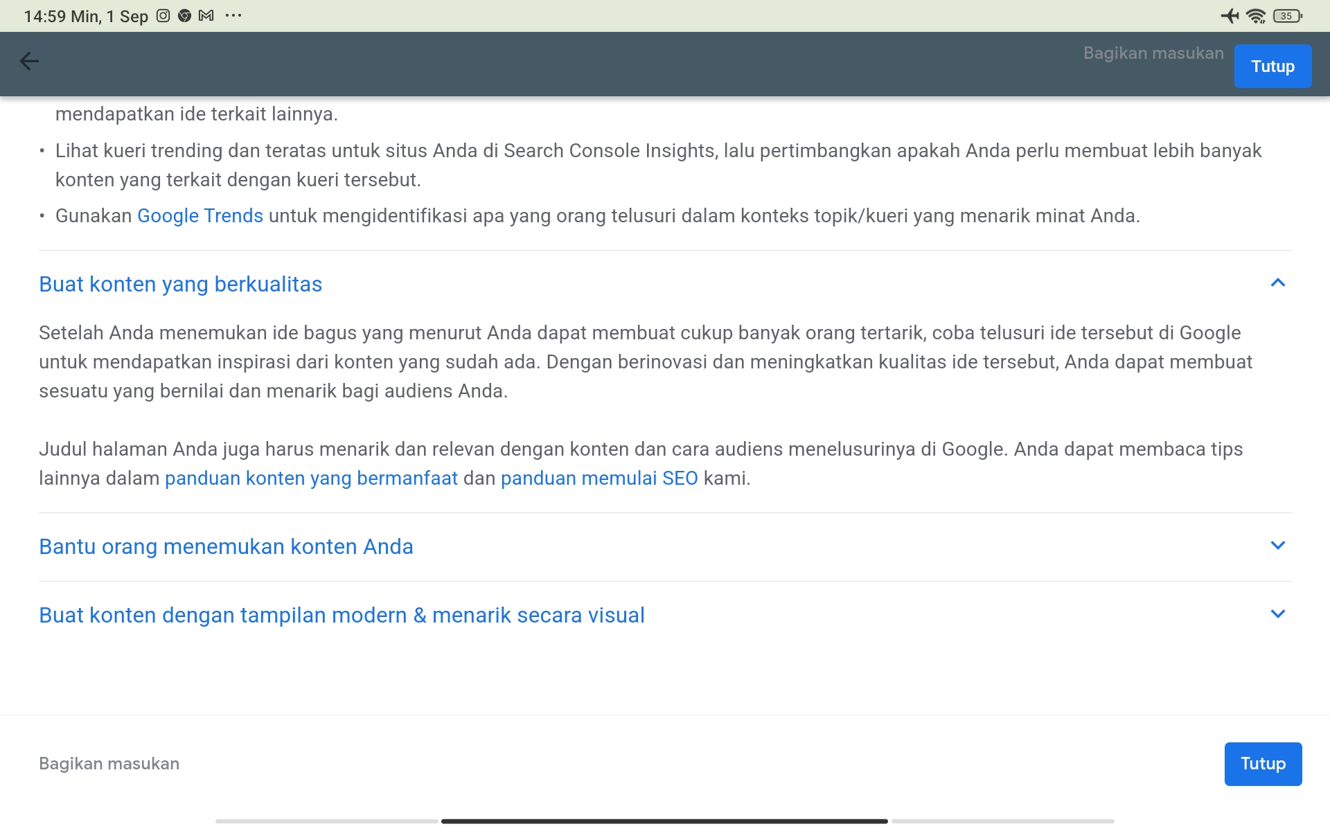 Maksimalkan Konten Blog dengan Melihat Insight Search Console! Begini Cara Memasangnya Maksimalkan Konten Blog dengan Melihat Insight Search Console! Begini Cara Memasangnya